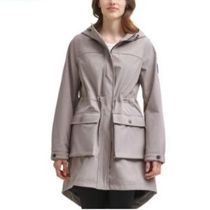 NWT DKNY Long Line Parka Jacket, Size XXL